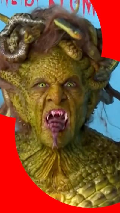 Heidi Klum as Medusa