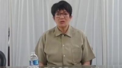 Ghislaine Maxwell sits during her deposition