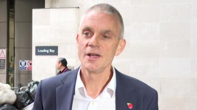 Outgoing director general of the BBC Tim Davie