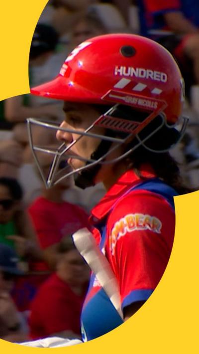 Maia Bouchier after getting run out 