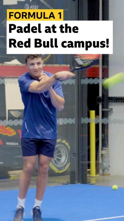Isack Hadjar swing padel racket 