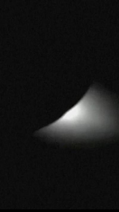 Solar eclipse seen from the Orion spacecraft