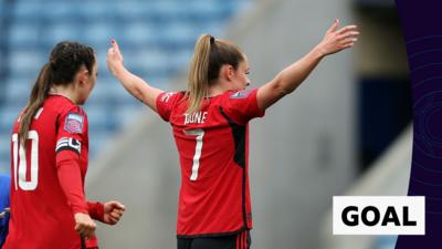 Ella Toone celebrating