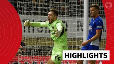 Leyton Orient goalkeeper Josh Keeley