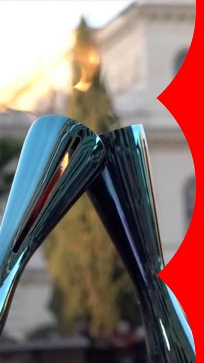 Olympic flame in Rome