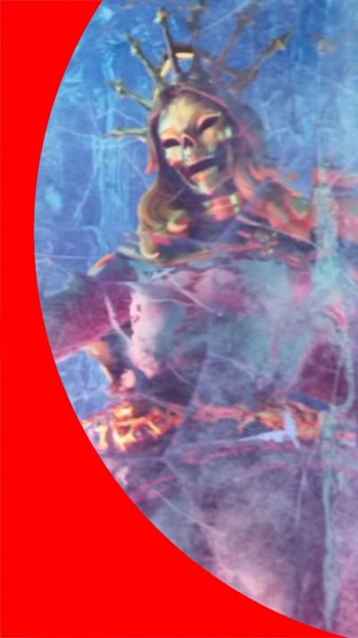 Fortnite character with a skull face wearing a crown