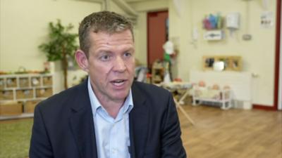 Rhun ap Iorwerth pledged youngsters will get free childcare if his party wins power from Labour