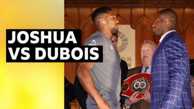 Anthony Joshua and Daniel Dubois