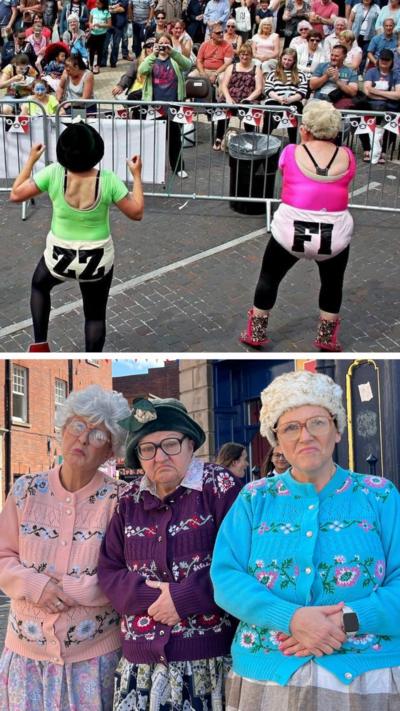 Dancing grannies