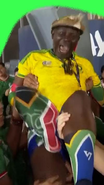 South Africa fans