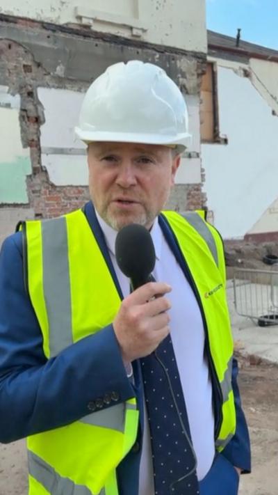 Man in high viz