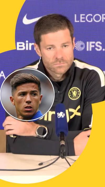 Xabi Alonso and Enzo Fernandez