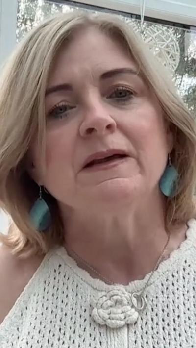 Debbie Adlam on a video call