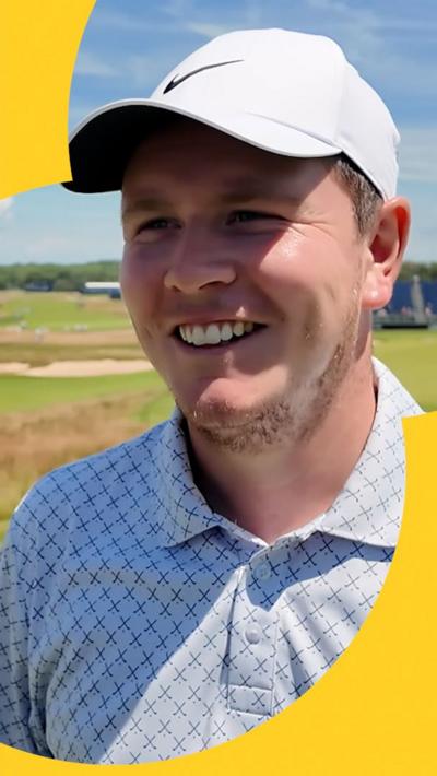 Scottish golfer Bob MacIntyre
