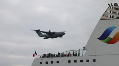 RAF A400 aircraft flypast