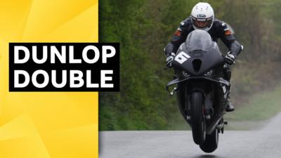 Michael Dunlop in action at the Cookstown 100