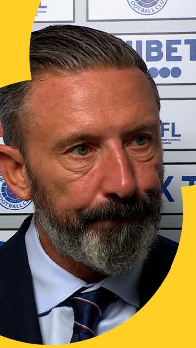 Rangers manager Derek McInnes