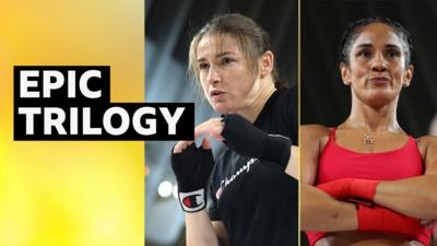 Katie Taylor and Amanda Serrano