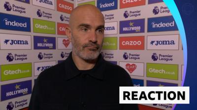 Enzo Maresca reacts to late Brentford equaliser