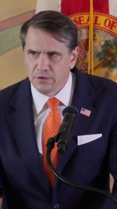 Todd Blanche at DOJ press conference