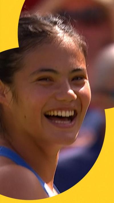 Emma Raducanu smiling
