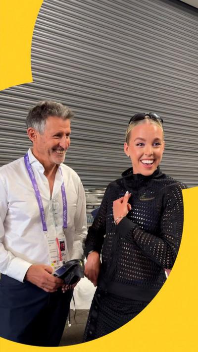 Seb Coe and Keely Hodgkinson