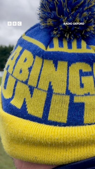 An Abingdon United woolly hat