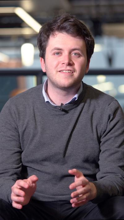 BBC journalist Ben Summer looking at the camera 