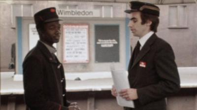 Two British rail workers