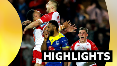 Hull KR v Warrington Wolves highlights graphic