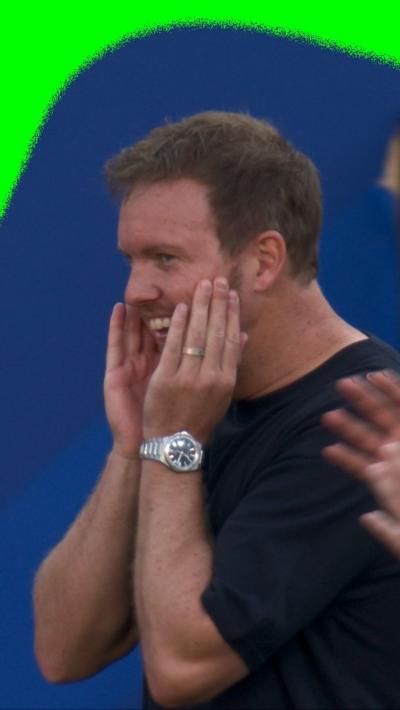 Julian Nagelsmann reacts to VAR decision