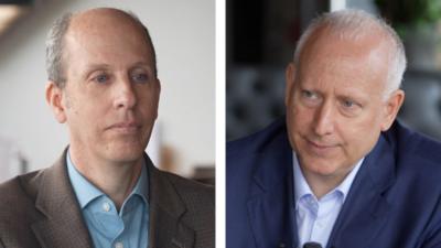 Anthony Zurcher on the left and Steve Rosenberg on the right.