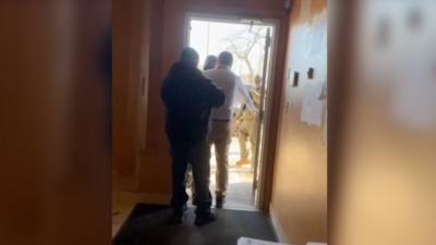 ICE agents are trying to enter an Ecuadorian embassy.