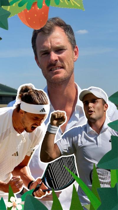 Alexander Zverev, Jamie Murray and Arthur Fery