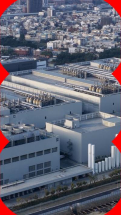 An aerial view of TSMC's semiconductor manufacturing facility in Taiwan