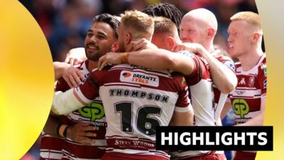 Wigan Warriors celebrate