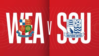 Wealdstone versus Southend United graphic
