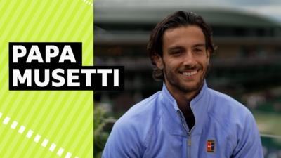 Lorenzo Musetti talks to BBC Sport