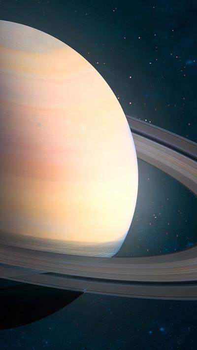 An image of the planet Saturn