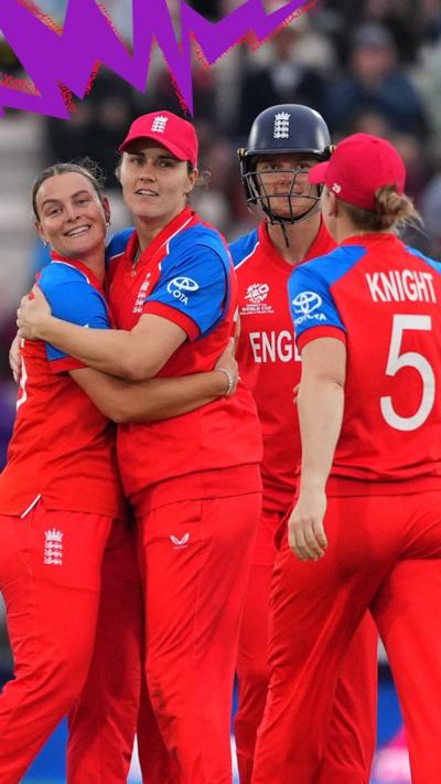 England celebrate a wicket against Ireland