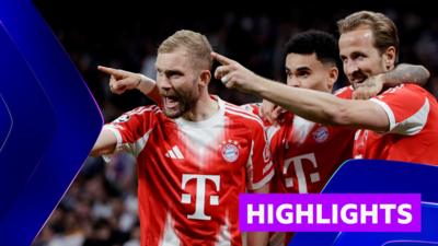 Kane scores as Bayern beat Real Madrid in quarter-final first leg