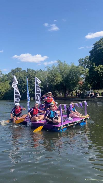 Having fun down the river