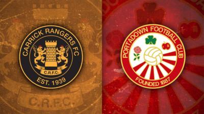 Carrick Rangers v Portadown