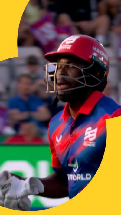 Jofra Archer leaves the crease after being run out