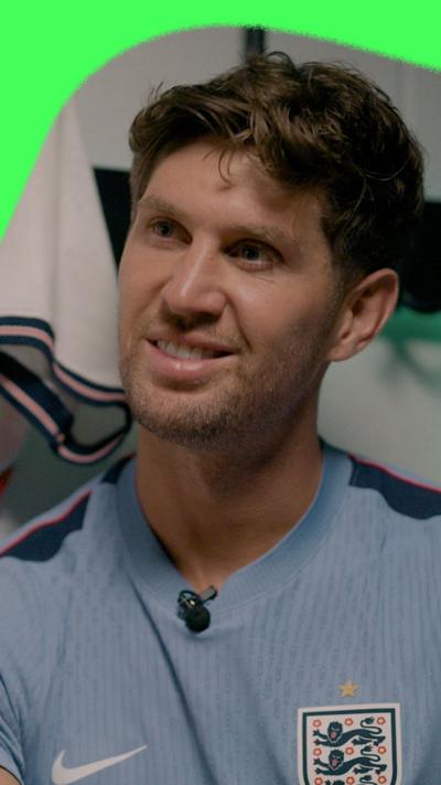 John Stones smiling 