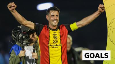Partick Thistle scorer Brian Graham