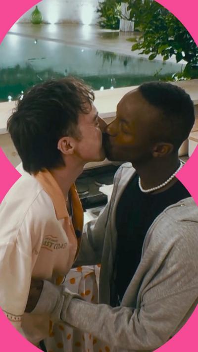 Jack and Baraka go in for a kiss