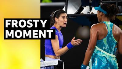 Naomi Osaka has stern enounter with Sorana Cirstea