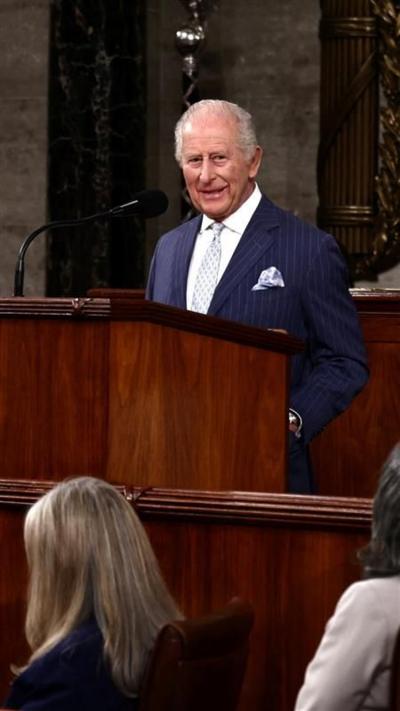King Charles speaking at US Congress 
