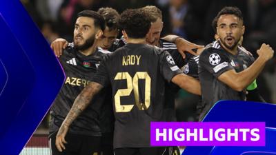 Qarabag players celebrate